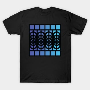 “Dimensional Cloning” - V.3 Blue - (Geometric Art) (Dimensions) - Doc Labs T-Shirt